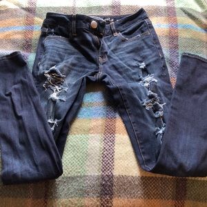 American Eagle ripped jeans
